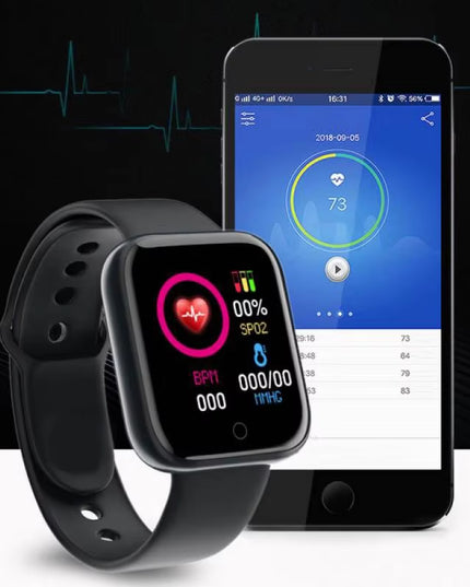 Bluetooth Smartwatch for Men & Women – Fitness Tracker, Music Control, Sleep Monitor & Sport Wristwatch
