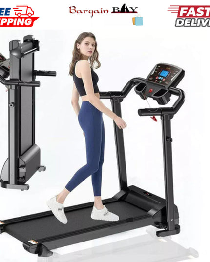 Electric Treadmill Running 9% Gym Folding Incline Home Machine Motorized Fitness