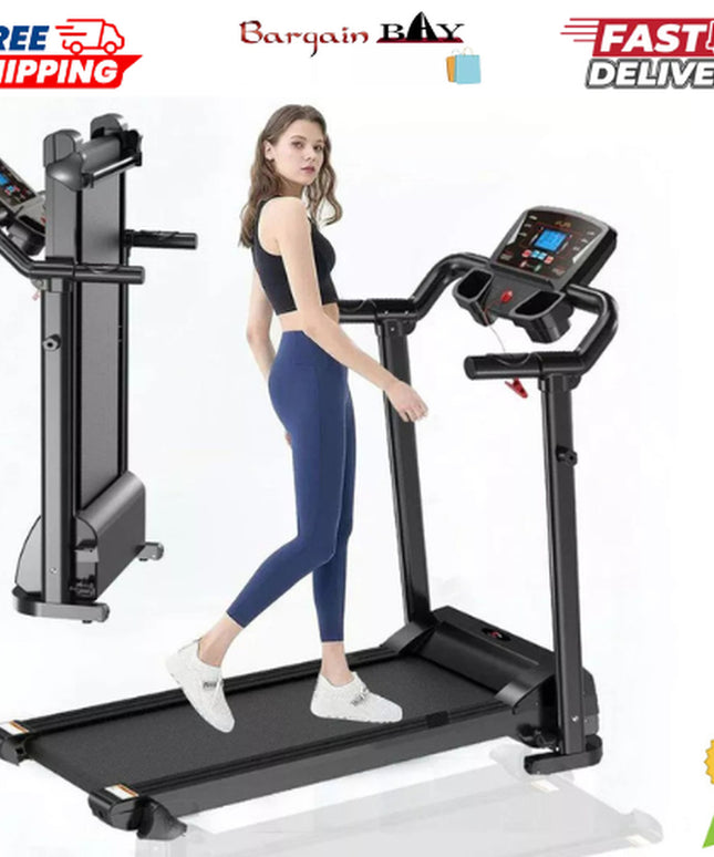 Electric Treadmill Running 9% Gym Folding Incline Home Machine Motorized Fitness