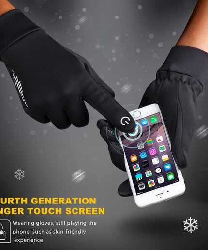 Winter Thermal Touch Screen Gloves for Women & Men – Warm Fleece Lined, Non-Slip Full Finger Gloves for Cycling, Running, Driving, Hiking & Daily Use (SRG102, USA Shipping Only)
