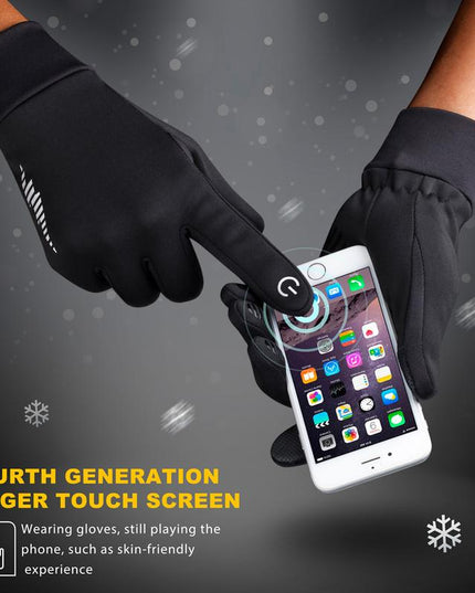Winter Thermal Touch Screen Gloves for Women & Men – Warm Fleece Lined, Non-Slip Full Finger Gloves for Cycling, Running, Driving, Hiking & Daily Use (SRG102, USA Shipping Only)