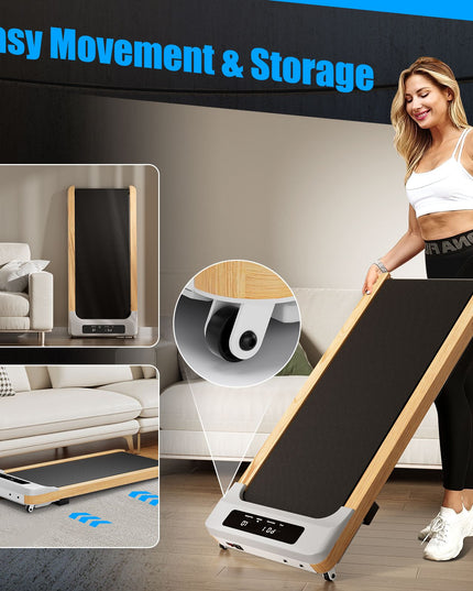 Under Desk Treadmill Walking Pad with 7-Layer Running Belt