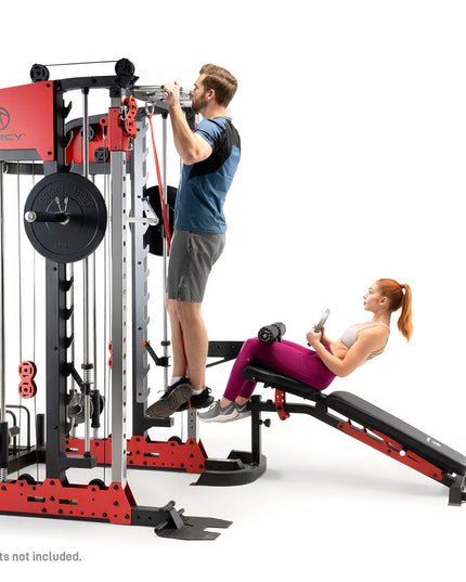 Marcy SM-7553 Pro Deluxe Smith Cage Home Gym System