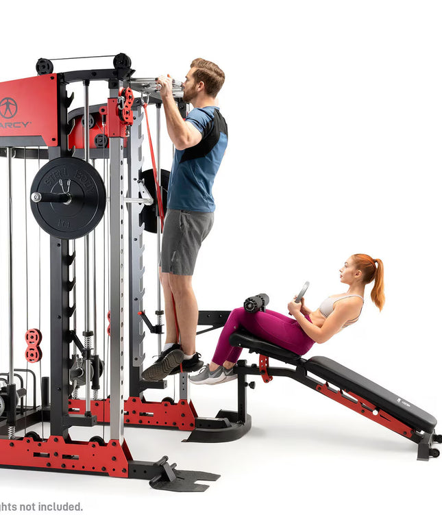 Marcy SM-7553 Pro Deluxe Smith Cage Home Gym System