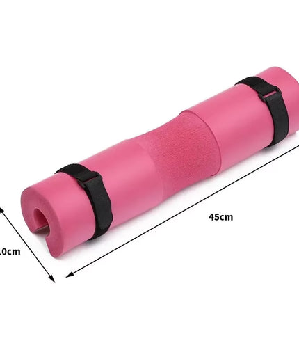 Fitness Weightlifting Squat Foam Neck Guard Barbell Sleeve Sports Dumbbell Bar Shoulder Back Protective Pad with Strap for Gym
