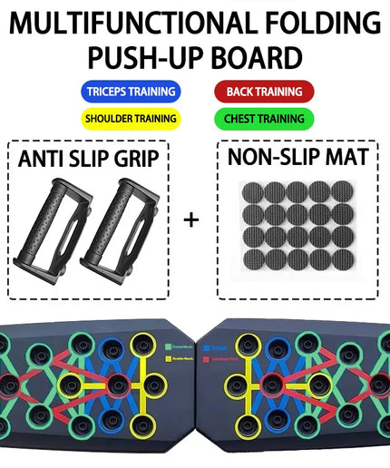Folding Push-Up Board – Multifunctional Muscle Training Fitness Equipment