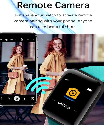 Smartwatch Men Women Wristwatches Smart Watch Message Fitness Monitor Bracelet Birthday Gift Electronic Clock for Android IOS