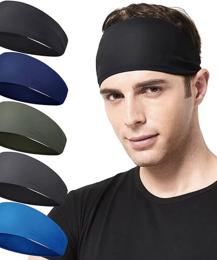 Sports Headband - Breathable Non-Slip Hairband for Men & Women