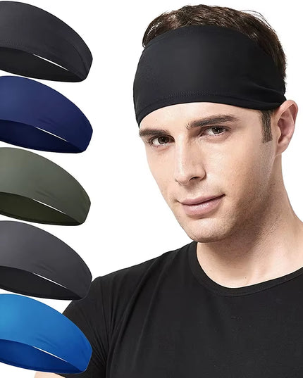 Sports Headband - Breathable Non-Slip Hairband for Men & Women