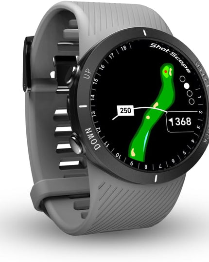 Shot Scope V5 GPS Golf Watch – Automatic Shot Tracking, Full Hole Maps, Strokes Gained Stats, No Subscription Fees