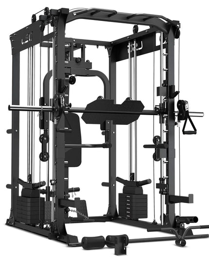 GRK200 10-in-1 Home Gym Station – Power Rack, Smith Machine & Cable System
