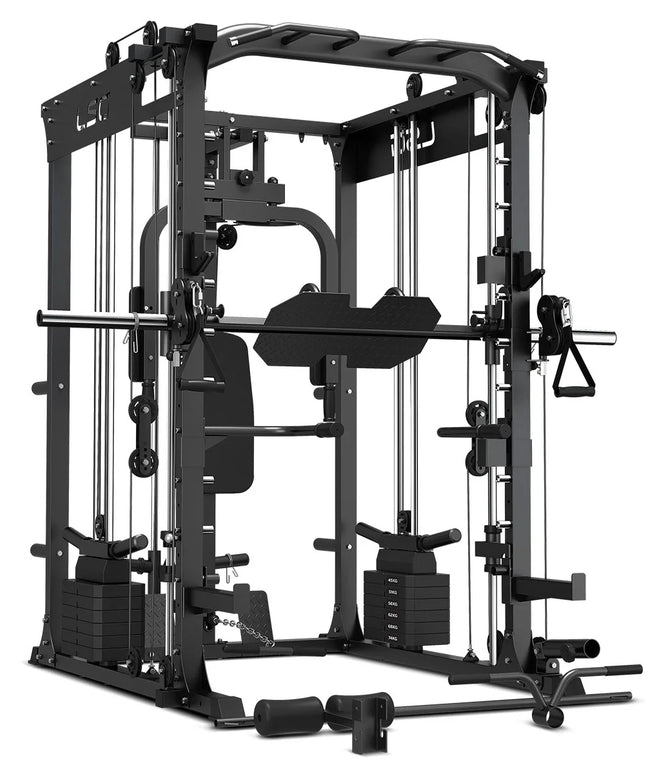 GRK200 10-in-1 Home Gym Station – Power Rack, Smith Machine & Cable System