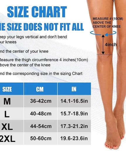 Adult Knee Compression Sleeve with EVA Padding – Knee & Calf Protector for Basketball, Volleyball, Running, Football & Sports