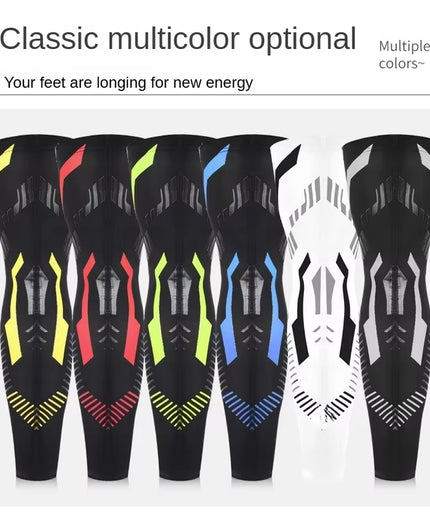 Adult Knee Compression Sleeve with EVA Padding – Knee & Calf Protector for Basketball, Volleyball, Running, Football & Sports