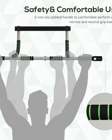 Pull-Up Bar Indoor Home Fitness Doorway Horizontal Bar Gym Upper Body Workout