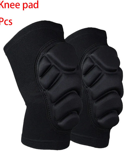 2Pc Professional Knee Elbow Pads for Men&Women,Knee Elbow Brace with Thick Shock-Absorbing Sponge,Knee Support & Elbow Support