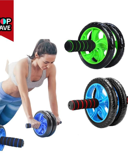 Silent Ab Roller Wheel with Mat – Non-Slip Core Trainer for Abdominal & Full-Body Strength | Wear-Resistant, Stable Home Workout Equipment (USA Shipping Only)