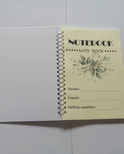 A5 Spiral Notebook Journal – Funny Upside Down Friends Design, Lined Journal for Men, Women & Kids, Christmas & Birthday Gift