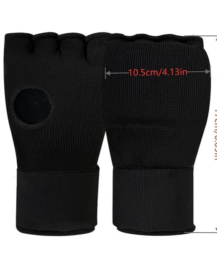Half-Finger MMA Training Gloves with Padded Knuckle Protection