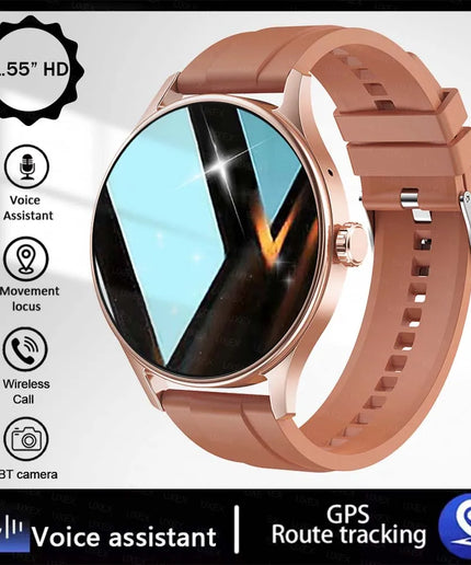 1.55" HD Bluetooth Calling Smartwatch for Men & Women – Health Tracker & App Control