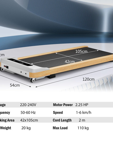 Under Desk Treadmill Walking Pad with 7-Layer Running Belt