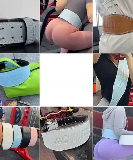 Professional Weightlifting Belt – Gym Fitness Powerlifting Waist Support Belt for Bodybuilding & Barbell Training