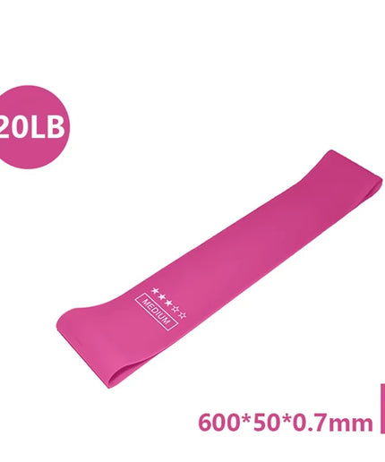 Portable Fitness Workout Equipment Rubber Resistance Bands Yoga Gym Elastic Gum Strength Pilates Crossfit Women Weight Sports