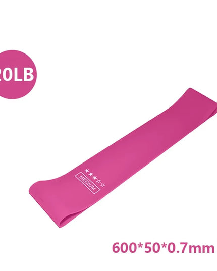 Portable Fitness Workout Equipment Rubber Resistance Bands Yoga Gym Elastic Gum Strength Pilates Crossfit Women Weight Sports