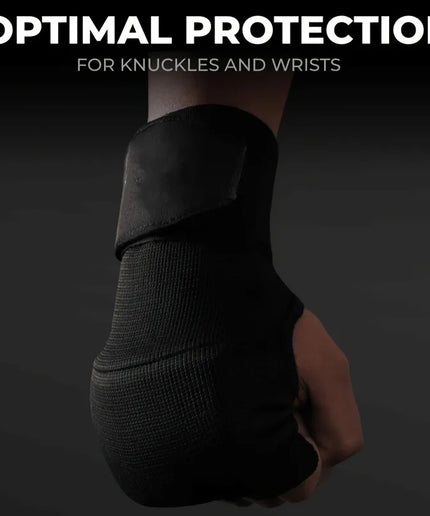 Half-Finger MMA Training Gloves with Padded Knuckle Protection