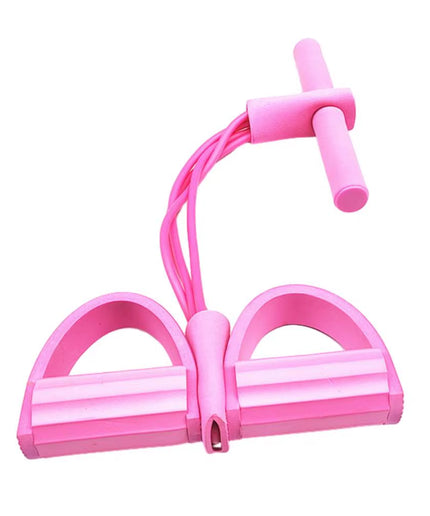 Tension Rope Sit-Up Pedal Puller – Elastic Fitness Resistance Band with Non-Slip Handles for Home Exercise