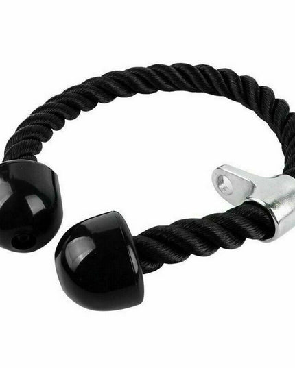 Gym Tricep Rope Pull down Cable Attachment Handle Multigym Home Train Lat Bicep