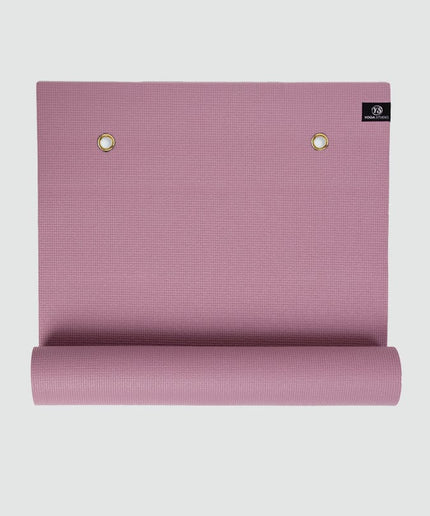 Yoga Studio 6mm Eyeletted Yoga Mat – Non-Slip PVC Sticky Mat for Schools, Classes & Studios (183×61 cm)