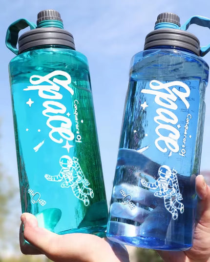 2L 3L Large Capacity Sport Water Bottle with Filter Eco-Friendly Plastic Water Cup Portable Fitness Drink Bottle Kettle BPA Free