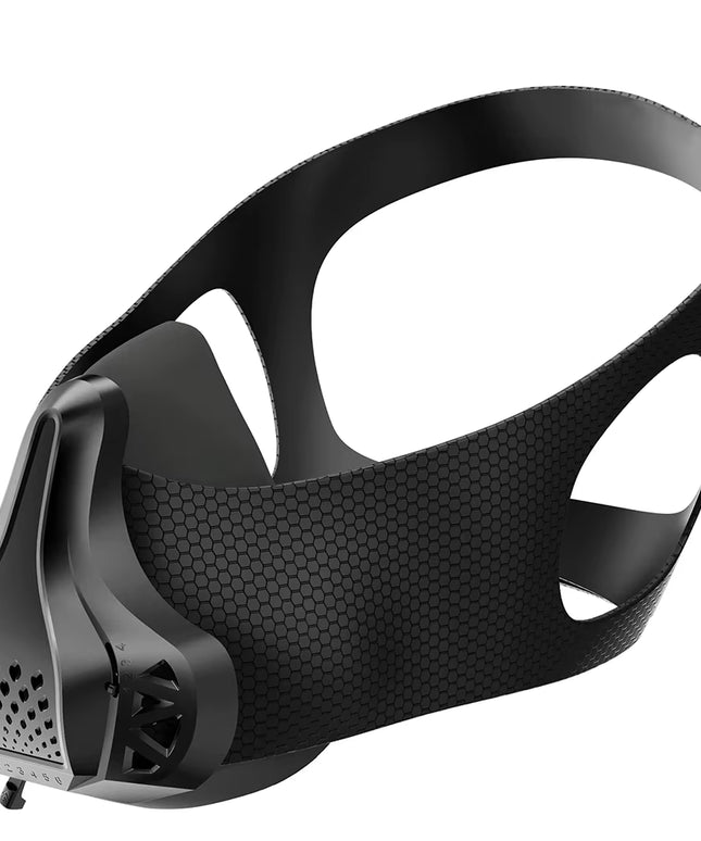 Detachable Breathable Sports Mask – Shock-Resistant Protective Face Mask for Running, Fitness & High-Altitude Training (Black)