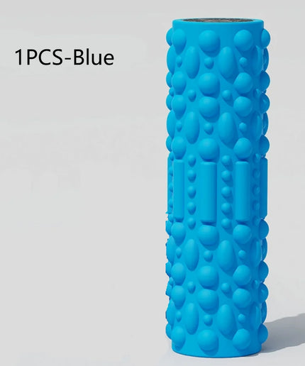 1Pc Fitness Equipment Electric Foam Roller Whole Body Muscle Relaxer Beautiful Leg Massage Stick Roller Vibration Yoga Column