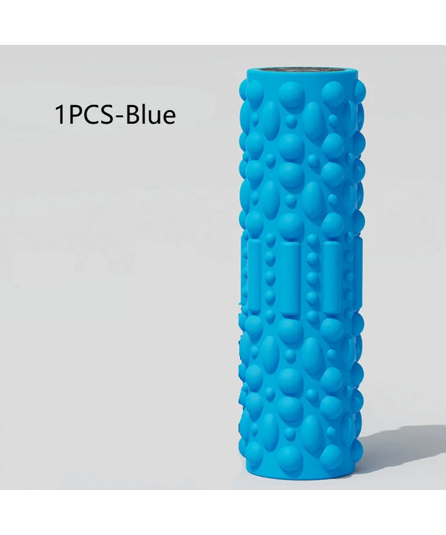 1Pc Fitness Equipment Electric Foam Roller Whole Body Muscle Relaxer Beautiful Leg Massage Stick Roller Vibration Yoga Column