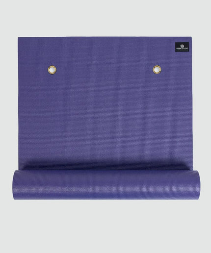 Yoga Studio 6mm Eyeletted Yoga Mat – Non-Slip PVC Sticky Mat for Schools, Classes & Studios (183×61 cm)