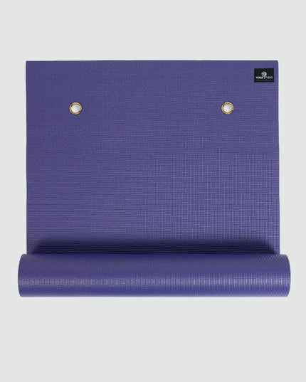 Yoga Studio 6mm Eyeletted Yoga Mat – Non-Slip PVC Sticky Mat for Schools, Classes & Studios (183×61 cm)