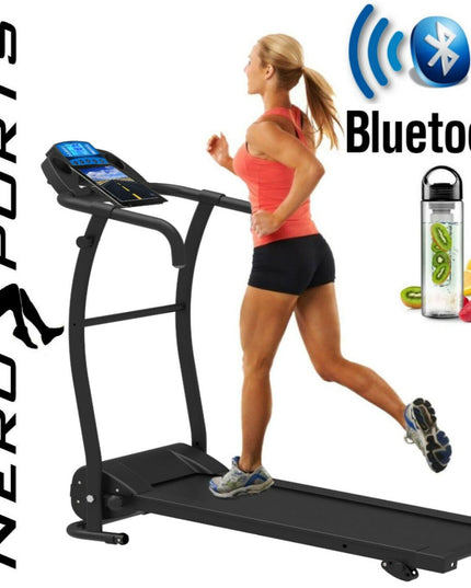Adjustable Incline Bluetooth Folding Electric Treadmill – Nero Sport Home Running Machine