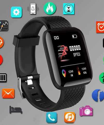 Smartwatch Men Women Wristwatches Smart Watch Message Fitness Monitor Bracelet Birthday Gift Electronic Clock for Android IOS