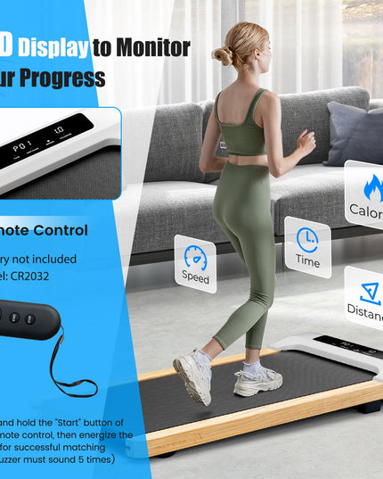 Under Desk Treadmill Walking Pad with 7-Layer Running Belt