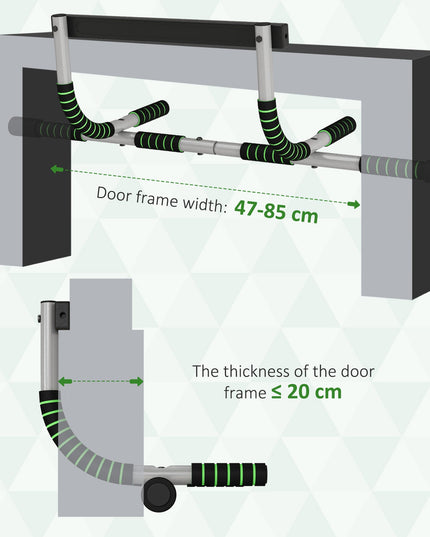 Pull-Up Bar Indoor Home Fitness Doorway Horizontal Bar Gym Upper Body Workout