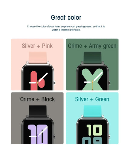 P22 Smart Watch – Fitness Tracker with Heart Rate, Sleep Monitor, Waterproof Sports Clock for Android & iOS