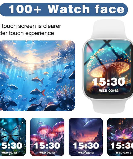 Hot Sale 2.01-Inch HD Touchscreen Smartwatch - Wireless Calling, Photo Capture, Music Control | Android/Ios Compatible, Unisex Style, Custom Watch Face, Alarm & Call/Sms Alerts