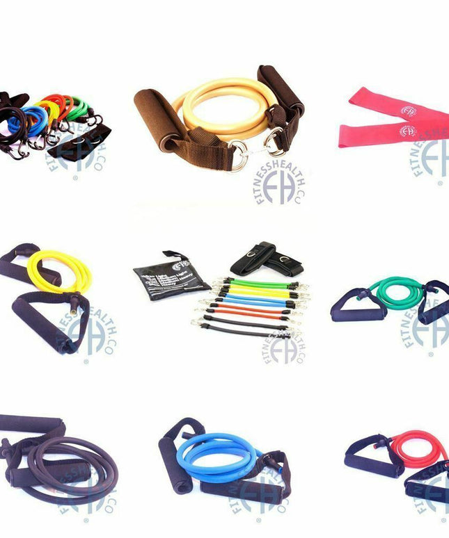 FH Pro Resistance Bands Exercise Strength Training Home Fitness Gym Equipment