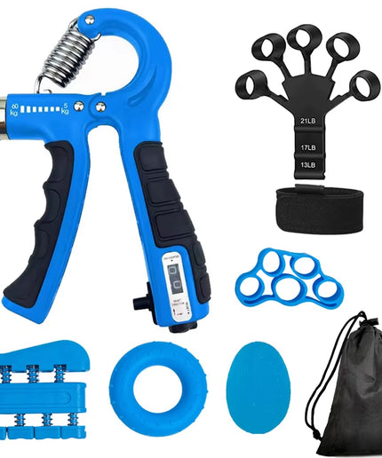 5-60Kg Adjustable Hand Grip Strengthener Hand Grip Trainer with Counter Wrist Forearm and Hand Exerciser for Muscle Building
