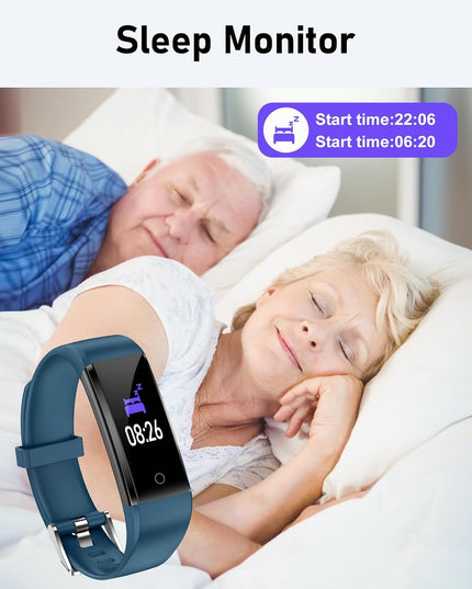 GRV Pedometer Watch Fitness Watch No Bluetooth/App/Phone Required,Fitness Tracker with Step Counter Calories Counter Sleep Monitor for Walking Running