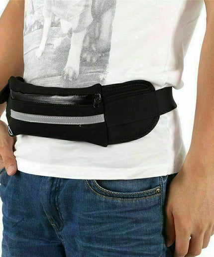Zipped Sports Running Jogging Waist Travel Bum Bag Phone Keys Mobile Money Belt