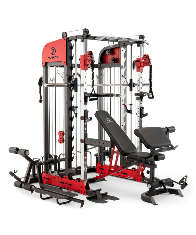 Marcy SM-7553 Pro Deluxe Smith Cage Home Gym System
