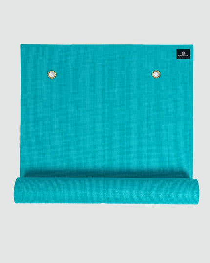 Yoga Studio 6mm Eyeletted Yoga Mat – Non-Slip PVC Sticky Mat for Schools, Classes & Studios (183×61 cm)